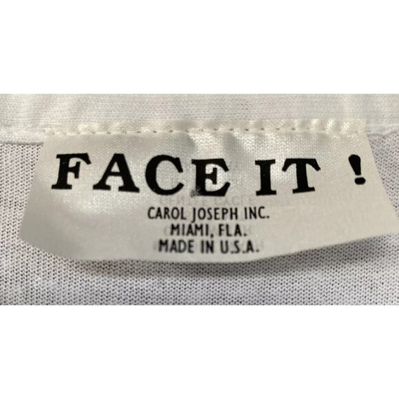 Vintage Dina Michaels Las Vegas Graphic White T-Shirt Carol Joseph Design Womens - Picture 15 of 16